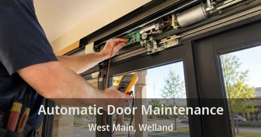 Automatic Door Maintenance West Main, Welland - ON
