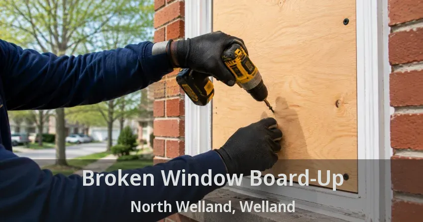 Broken Window Board-Up North Welland, Welland - ON