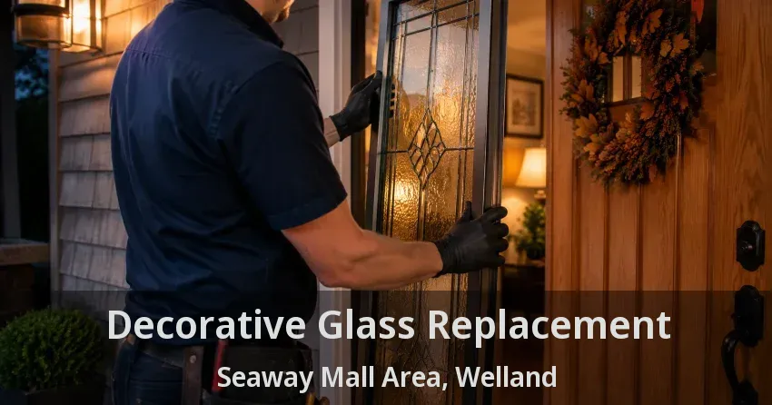 Decorative Glass Replacement Seaway Mall Area, Welland - ON