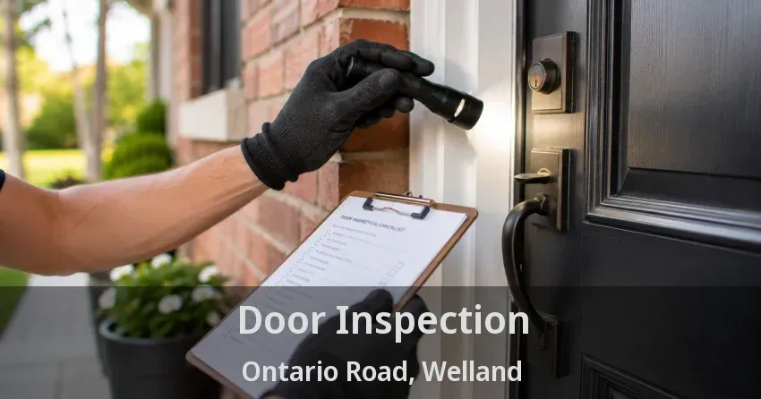 Door Inspection Ontario Road, Welland - ON