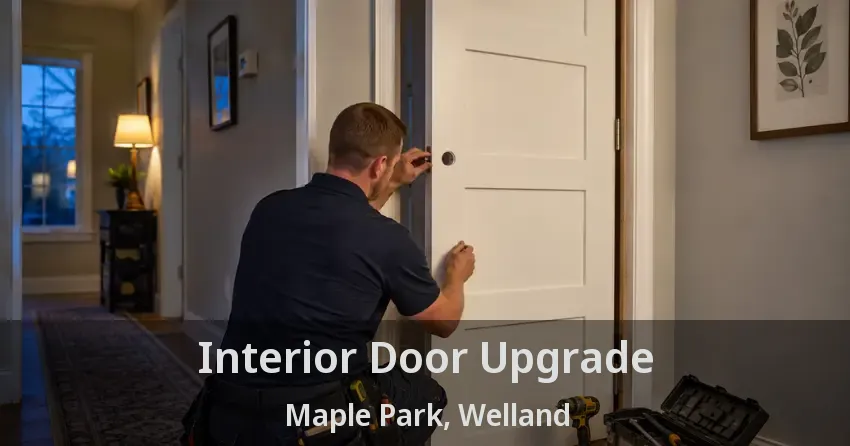 Interior Door Upgrade Maple Park, Welland - ON