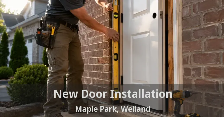 New Door Installation Maple Park, Welland - ON