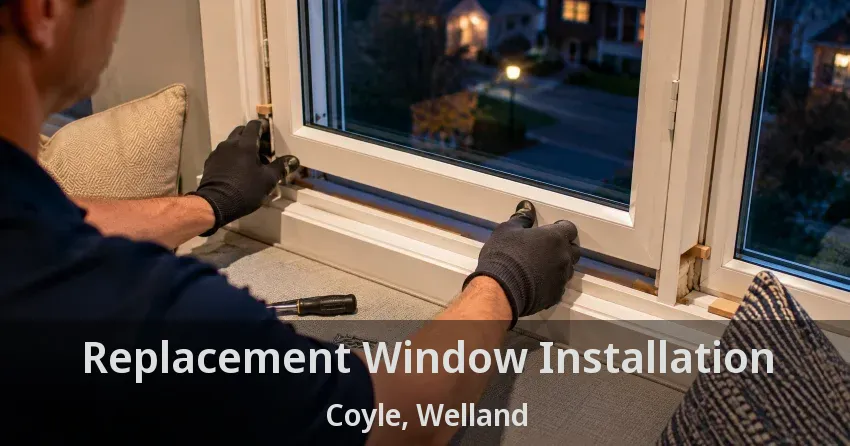 Replacement Window Installation Coyle, Welland - ON
