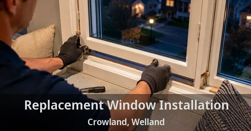 Replacement Window Installation Crowland, Welland - ON