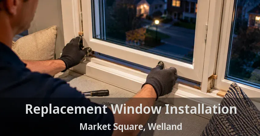 Replacement Window Installation Market Square, Welland - ON