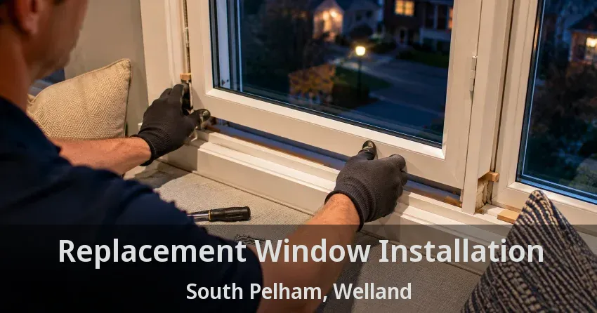 Replacement Window Installation South Pelham, Welland - ON