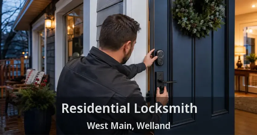 Residential Locksmith West Main, Welland - ON