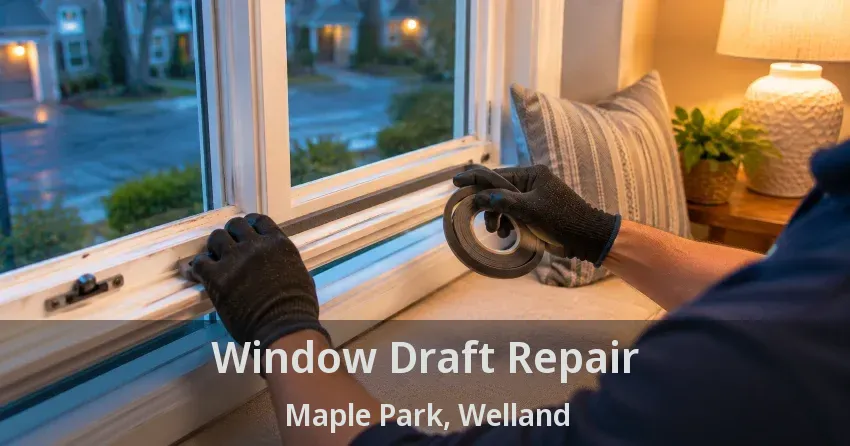 Window Draft Repair Maple Park, Welland - ON