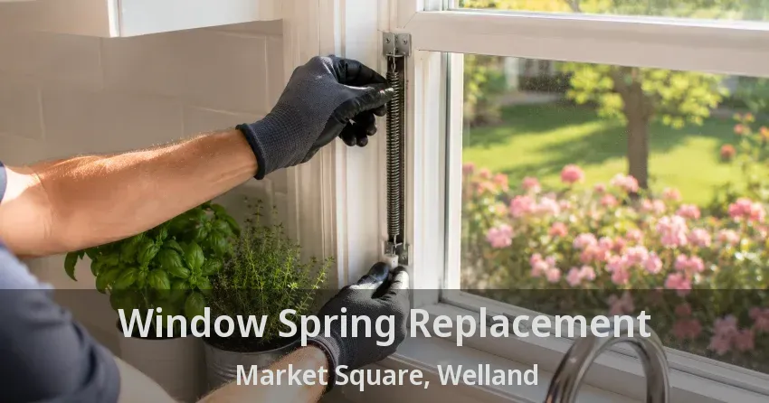 Window Spring Replacement Market Square, Welland - ON