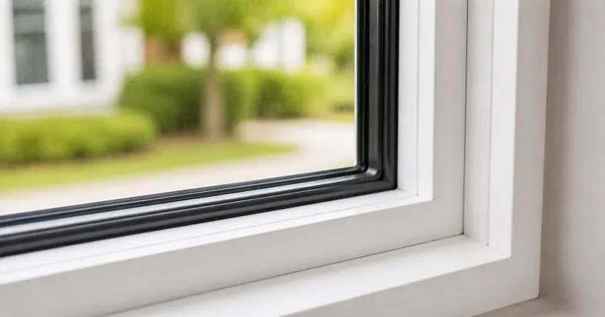technician repairing window and door hardware in Woodlawn, Welland home