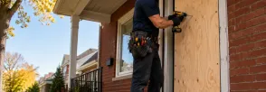 Temporary Door Securing Welland